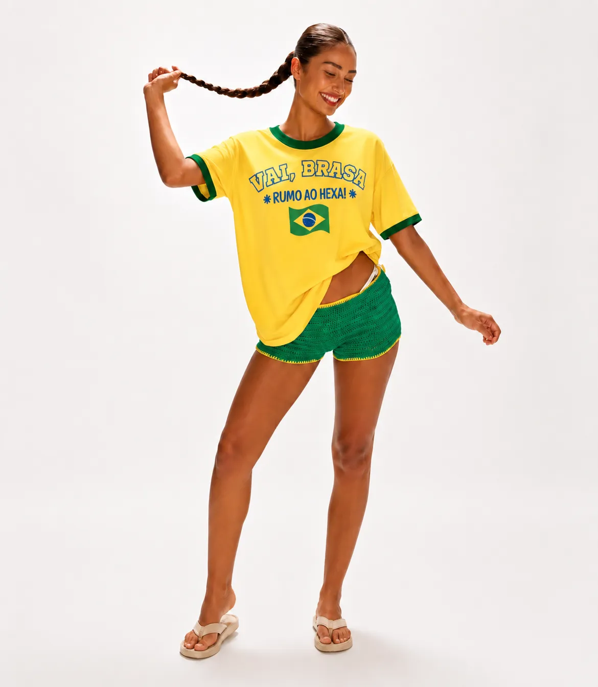 Camiseta Rumo ao Hexa Feminina - Imagem 3