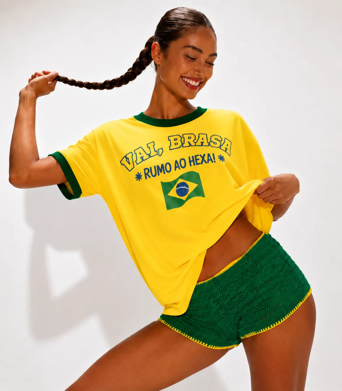 Camiseta Rumo ao Hexa Feminina - Imagem 5