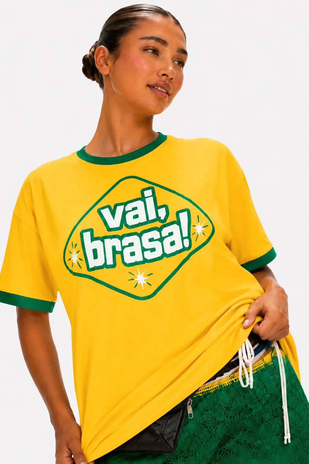 Camiseta Vai, Brasa! Feminina
