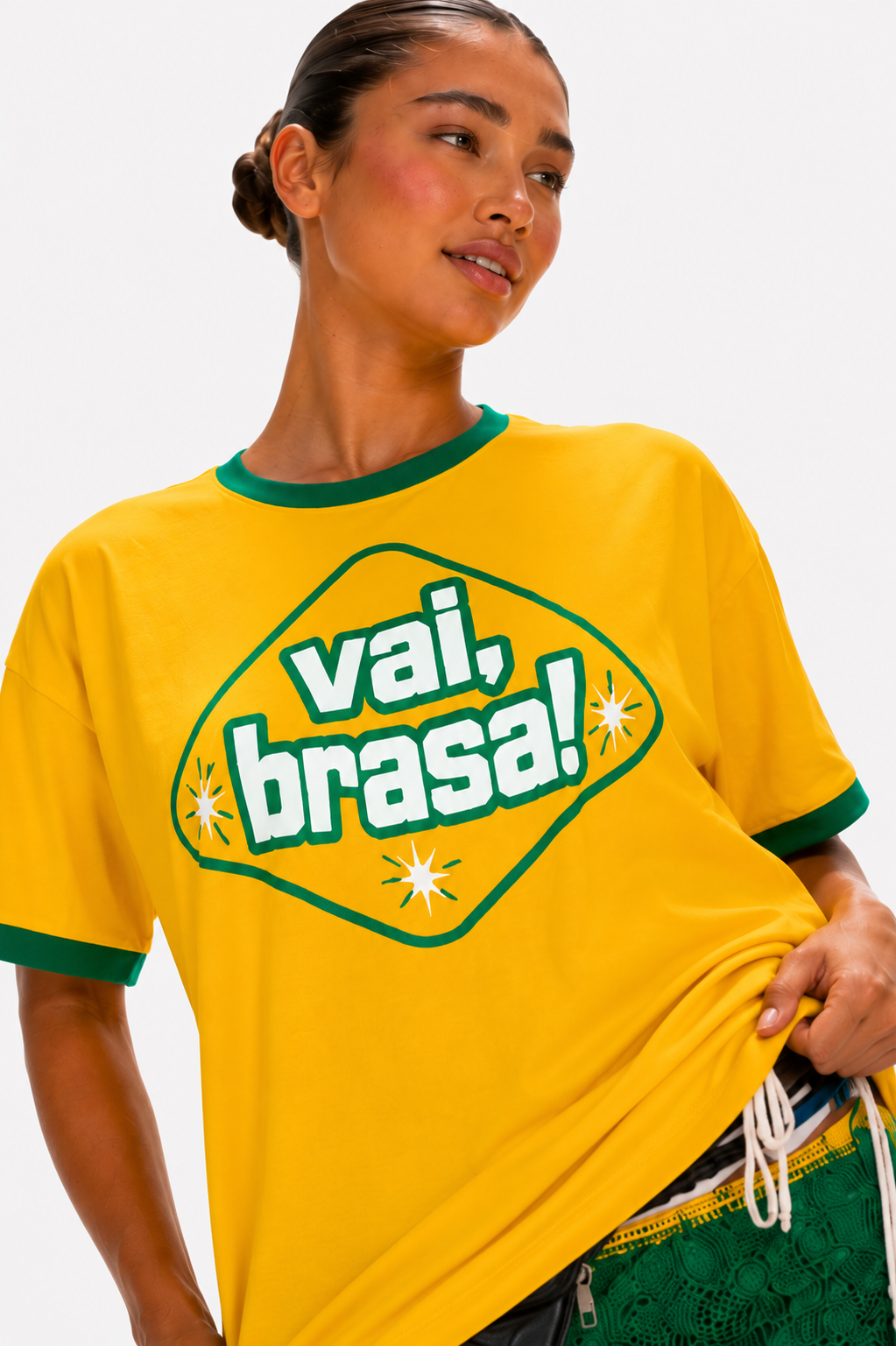Camiseta Vai, Brasa! Feminina