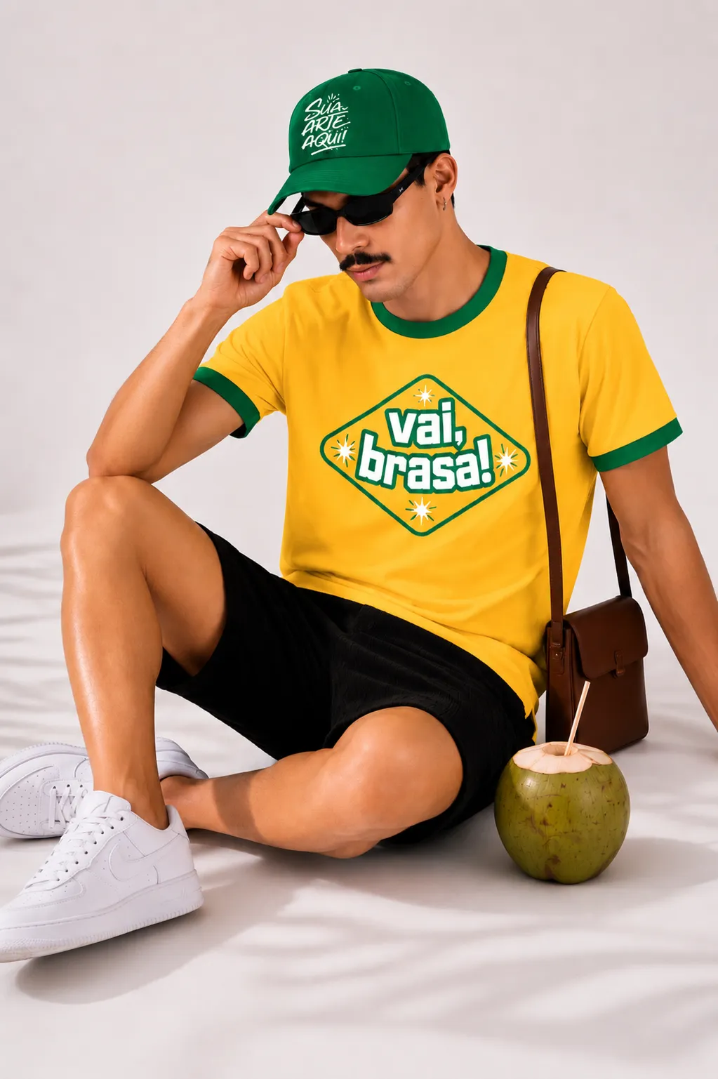 Camiseta Vai, Brasa! Masculina - Imagem 4