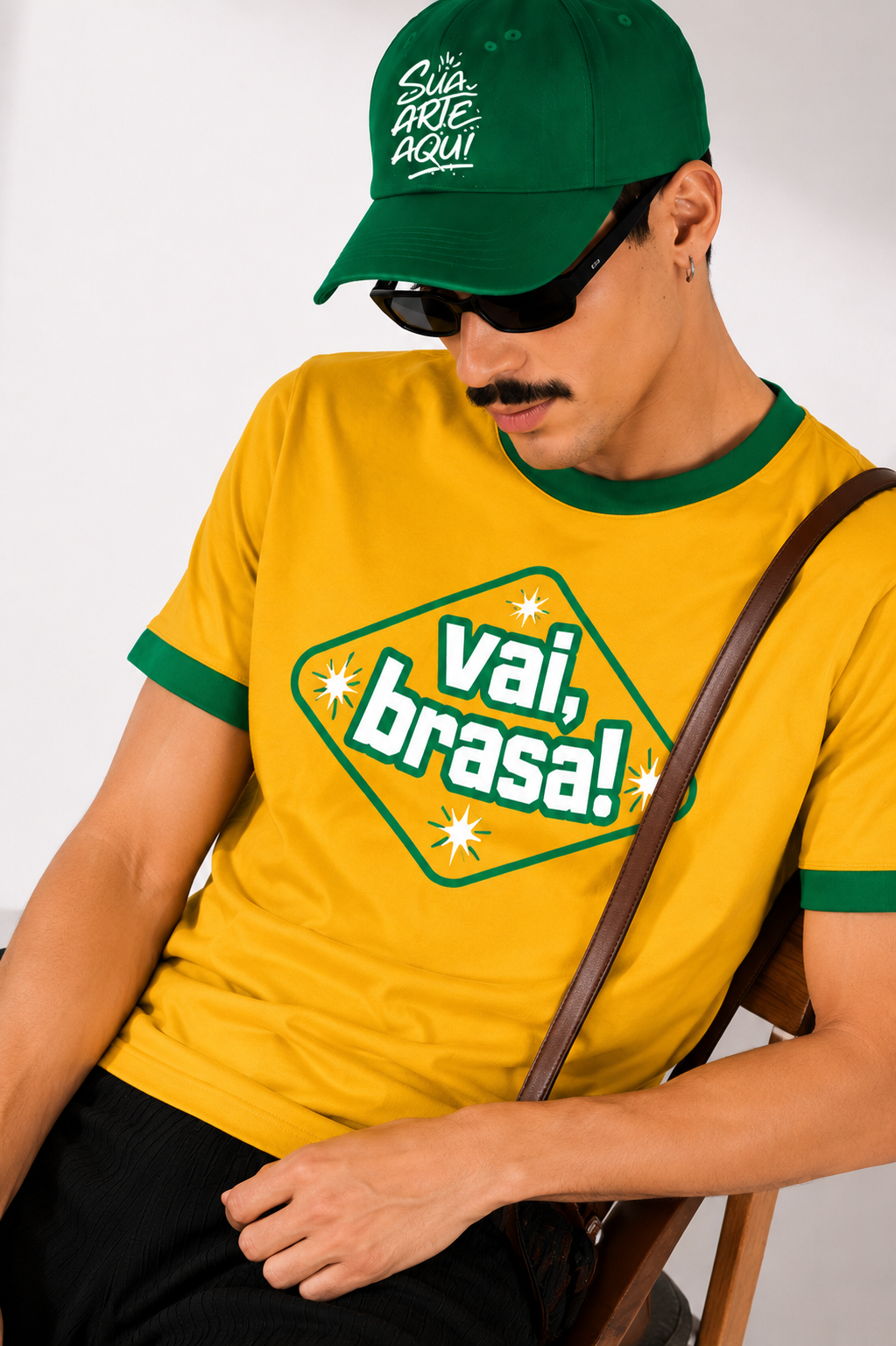 Camiseta Vai, Brasa! Masculina