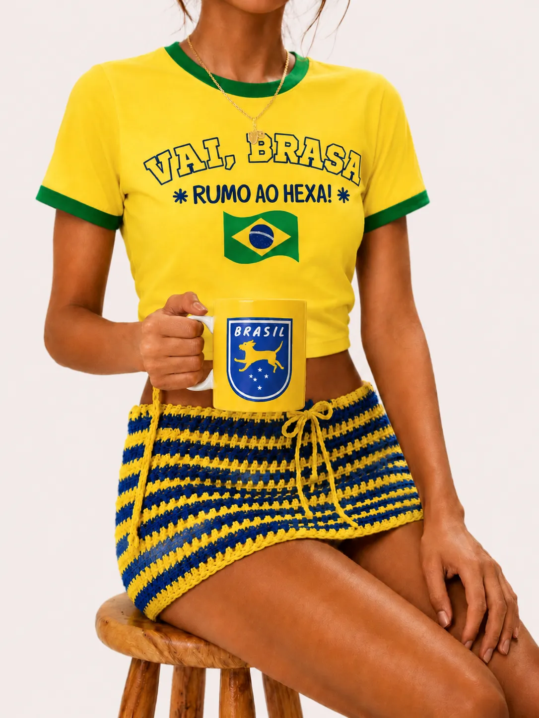 Caneca caramelo Brasil - Imagem 3