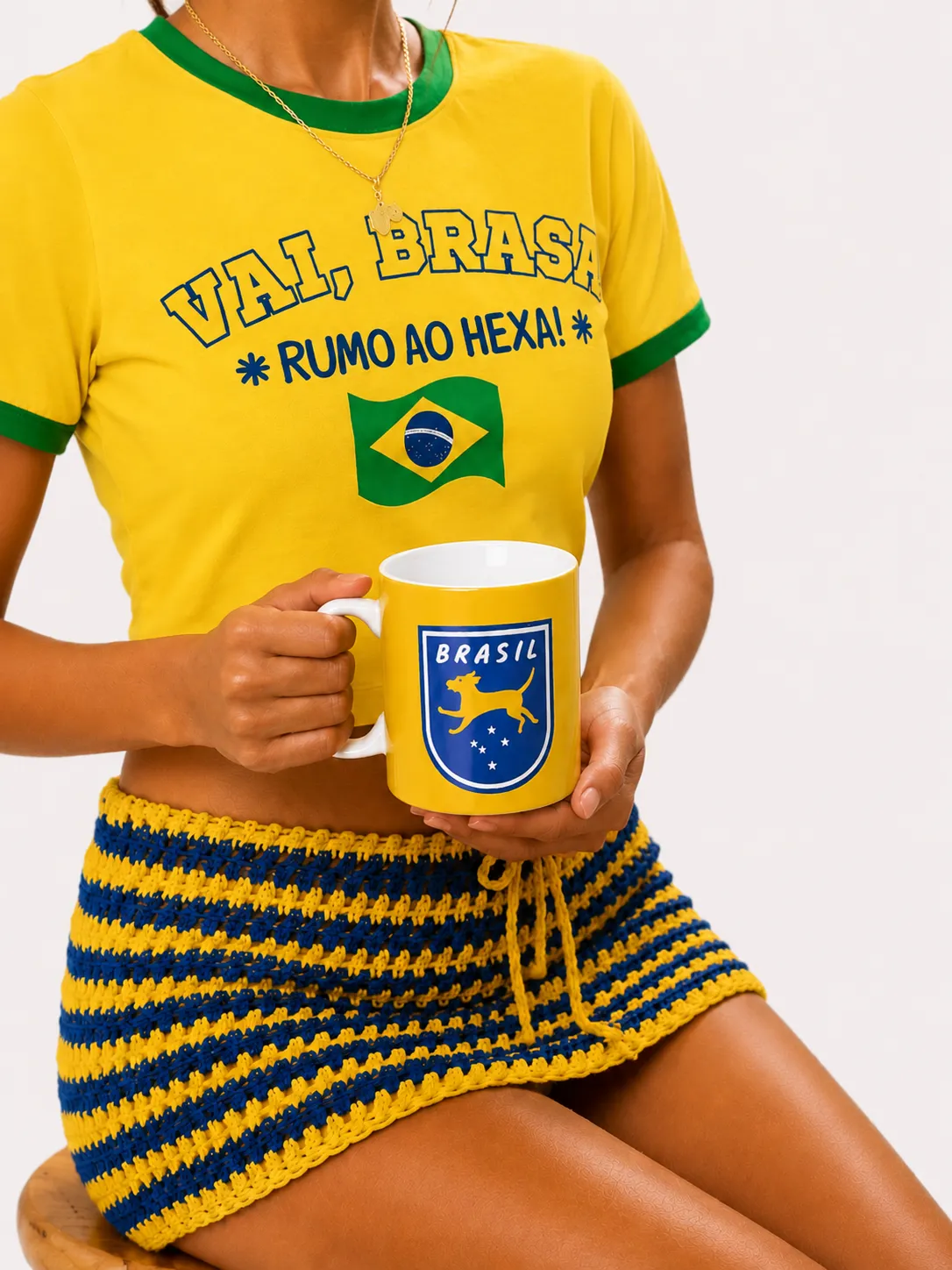 Caneca caramelo Brasil - Imagem 4
