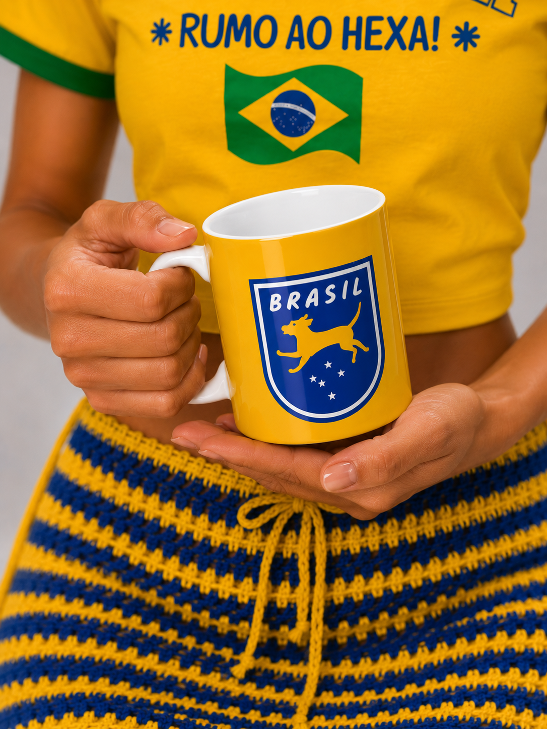 Caneca caramelo Brasil
