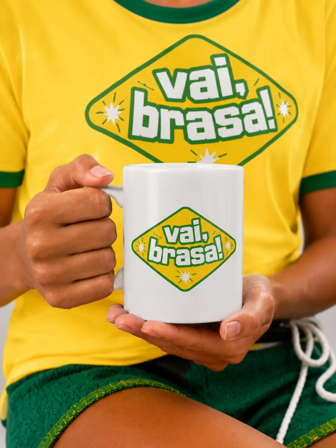 Caneca Vai, Brasa!